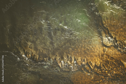 Fototapeta Naklejka Na Ścianę i Meble -  water flows in a mountain river
