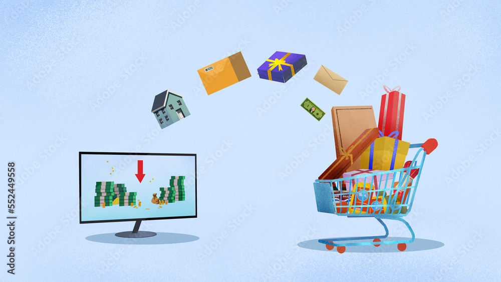 Obraz premium Online Shopping