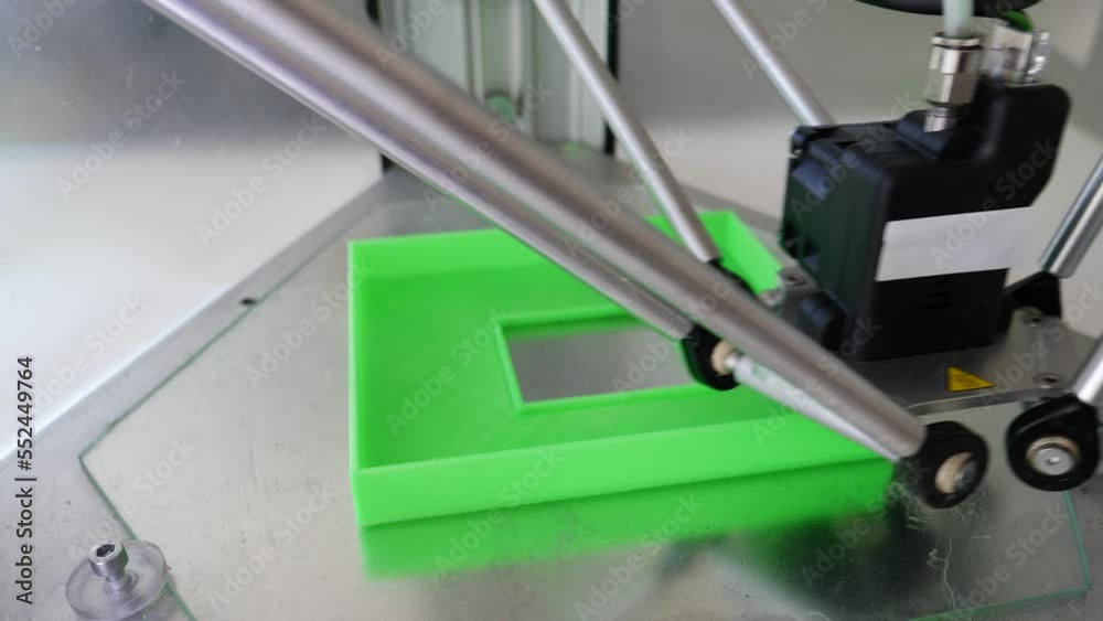 3D printer creating object 3D printer creating object