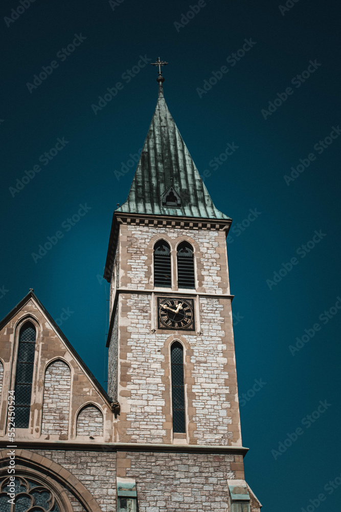 church and the clock