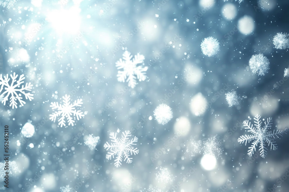 illustration background of snow fall with snow flakes illustration background of snow fall with snow flakes