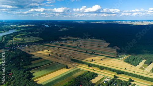 aerial view of the city