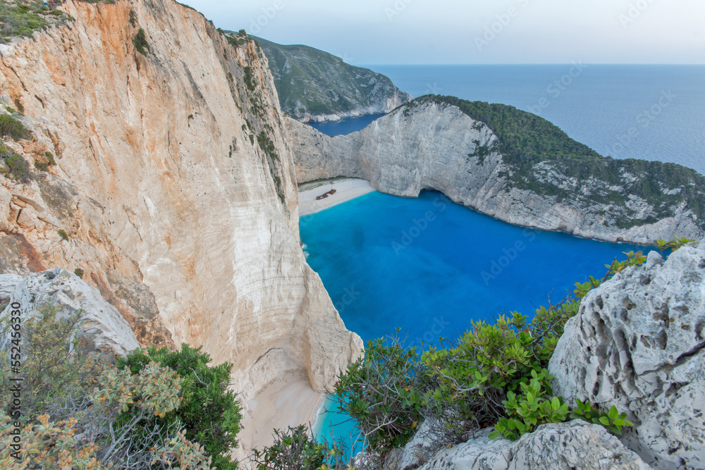 Fototapeta premium Panorama of coastline of Zakynthos Island, Greece