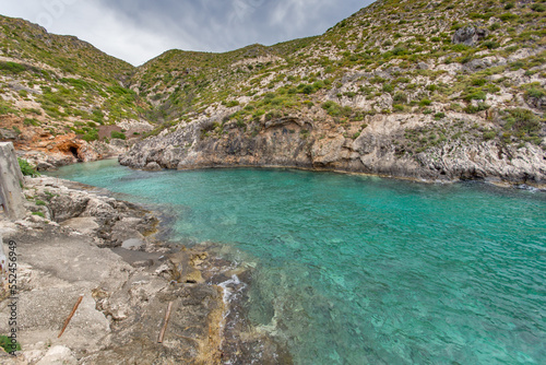 Panorama of coastline of Zakynthos Island, Greece