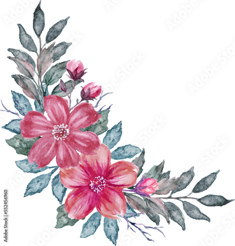 chritsmas with red flowers arrangement