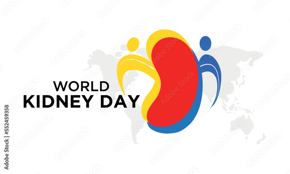 world kidney day background, world kidney day campaign logo, world