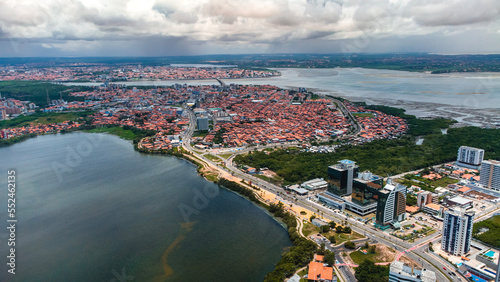 Praia Bairro Ponta dAreia Litoral Sao Luis Maranhao Nordeste Pradios Imobiliario Construcao Arquitetura Paisagem Engenharia Vista Aerea Turismo Viagem Viajar Lagoa Lagoa Jansen Drone