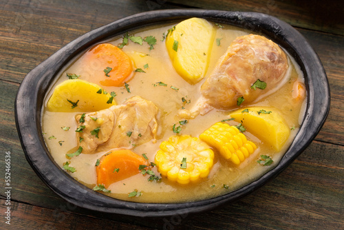 Colombian chicken sancocho - Traditional food photo