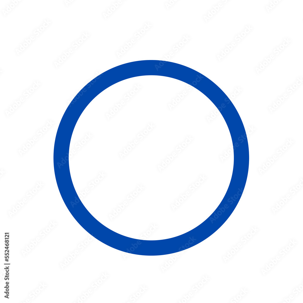 blue round frame blue round frame