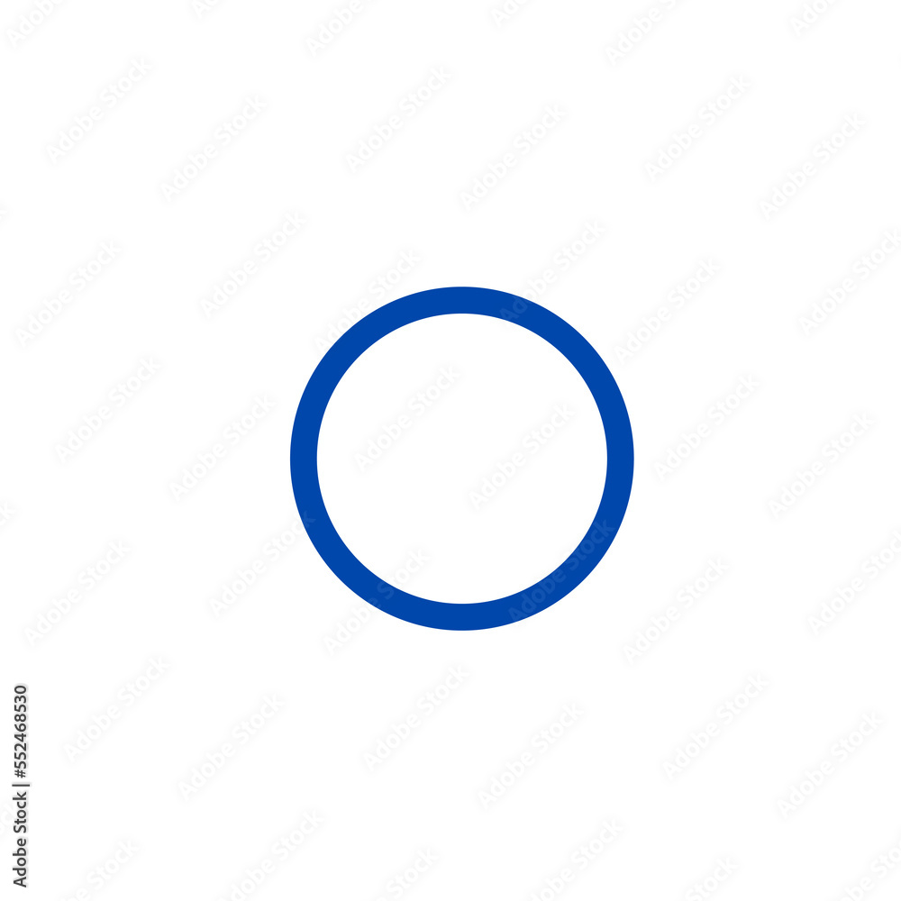 blue round button blue round button