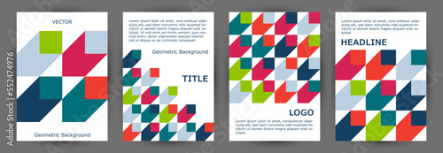 Canvastavla Corporate booklet front page mokup collection graphic design