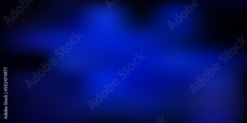 Dark blue vector blur drawing.