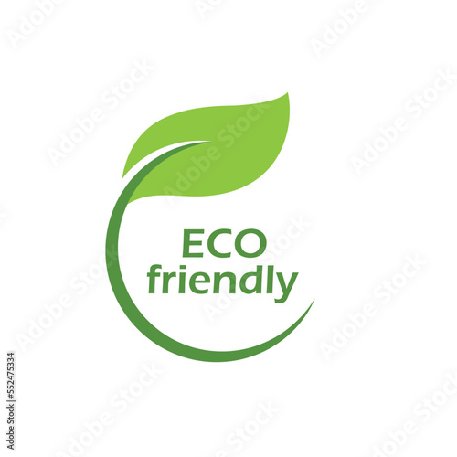 eco friendly icon vector concept design