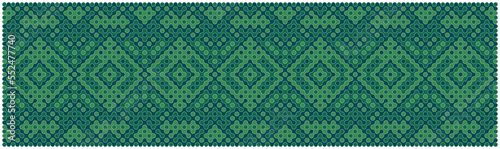 Multicolor truchet tiling connections illustration