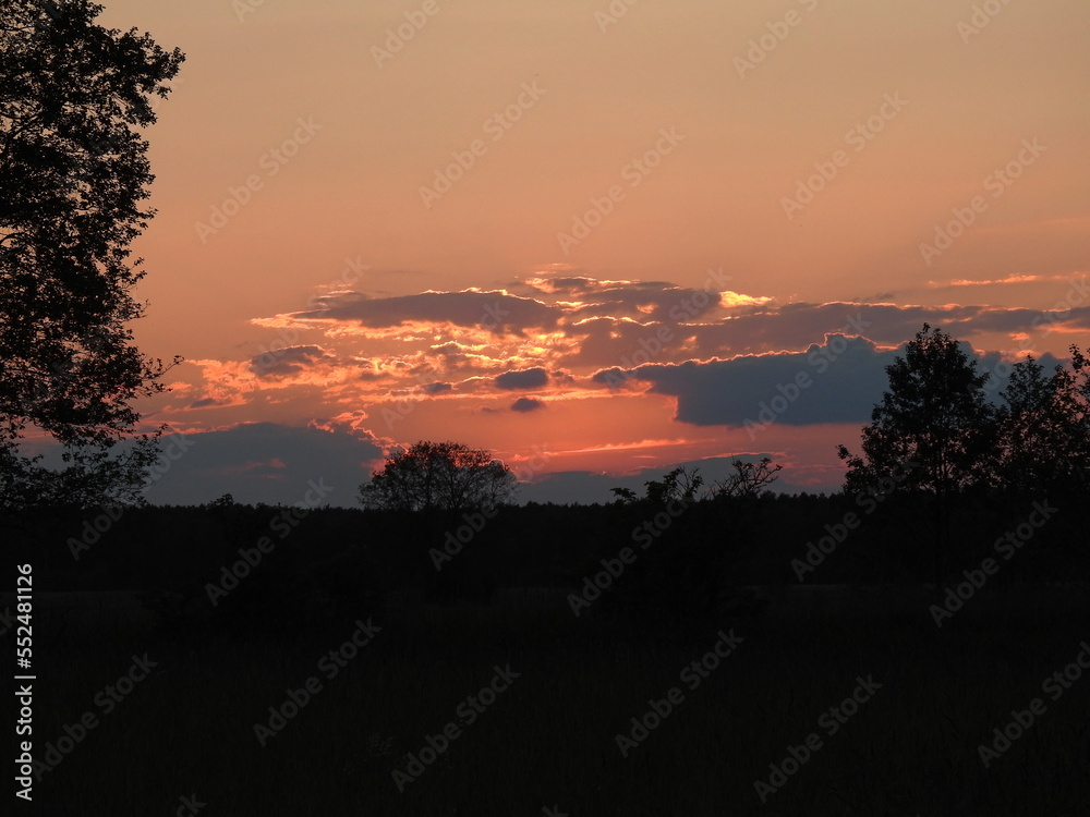 Fototapeta premium zachód słońca
