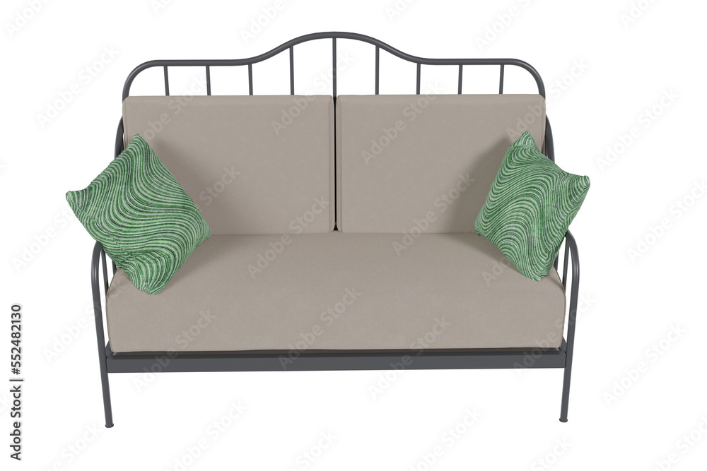 Sofa chair created from a 3D program Sofa chair created from a 3D program