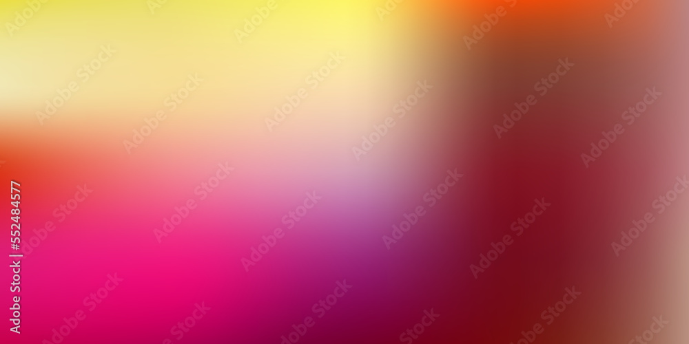 Light pink, yellow vector gradient blur background. Light pink, yellow vector gradient blur background.