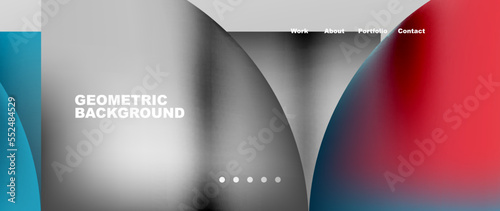 Circles and round elements abstract background design for wallpaper, banner, background, landing page, wall art, invitation, prints