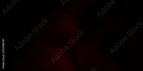 Dark Red vector layout with circles.