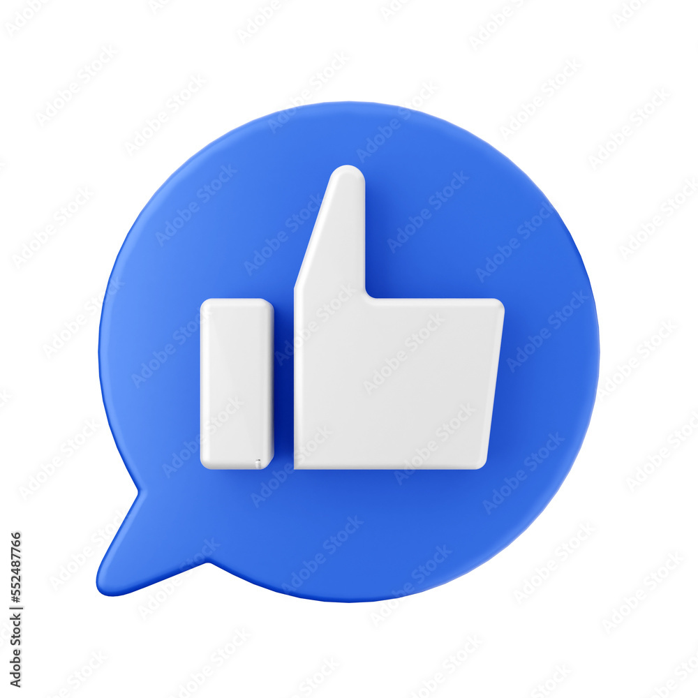 social media like post love account 3d render icon illustration social media like post love account 3d render icon illustration