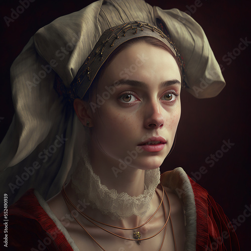 Renaissance Portrait AI Generated