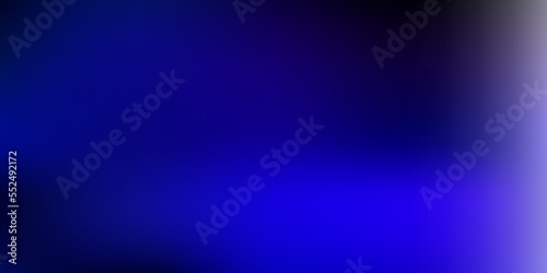 Dark blue vector abstract blur backdrop.