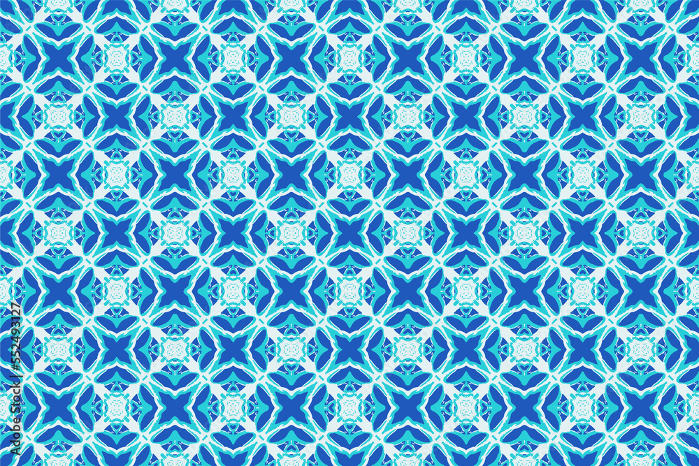 Abstract seamless pattern, seamless wallpaper, seamless background designed for use for interior,wallpaper,fabric,curtain,carpet,clothing,Batik,satin,background , illustration, Embroidery style.