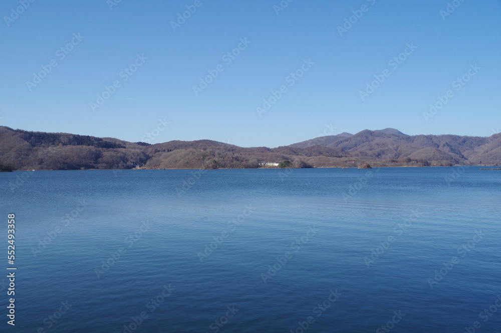 裏磐梯最大の湖である桧原湖 裏磐梯最大の湖である桧原湖