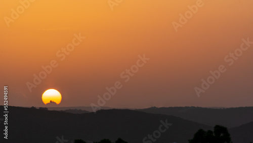 Tableau sur toile Saharan Dust Sunset