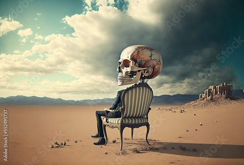 Person feeling dead while being alive