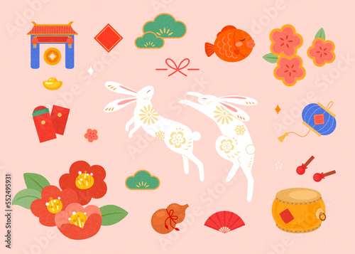 CNY Year of the rabbit set