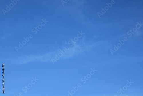 Cloudy and bluesky background, soft focus. photo