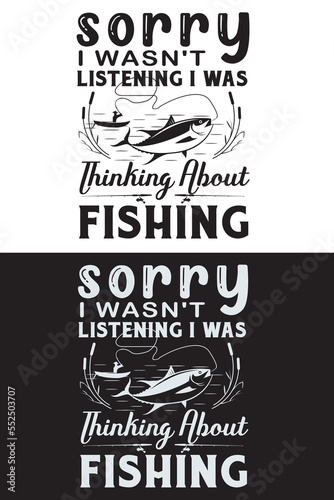  fishing typography vector t-shirt design.