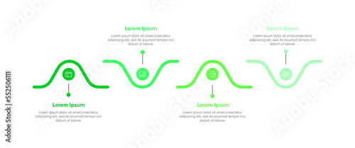Vector Infographics design templates, and business concepts, can be used for workflow layout, diagrams, annual reports, web design—creative banners, and label vectors.