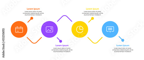 Vector Infographics design templates, and business concepts, can be used for workflow layout, diagrams, annual reports, web design—creative banners, and label vectors.