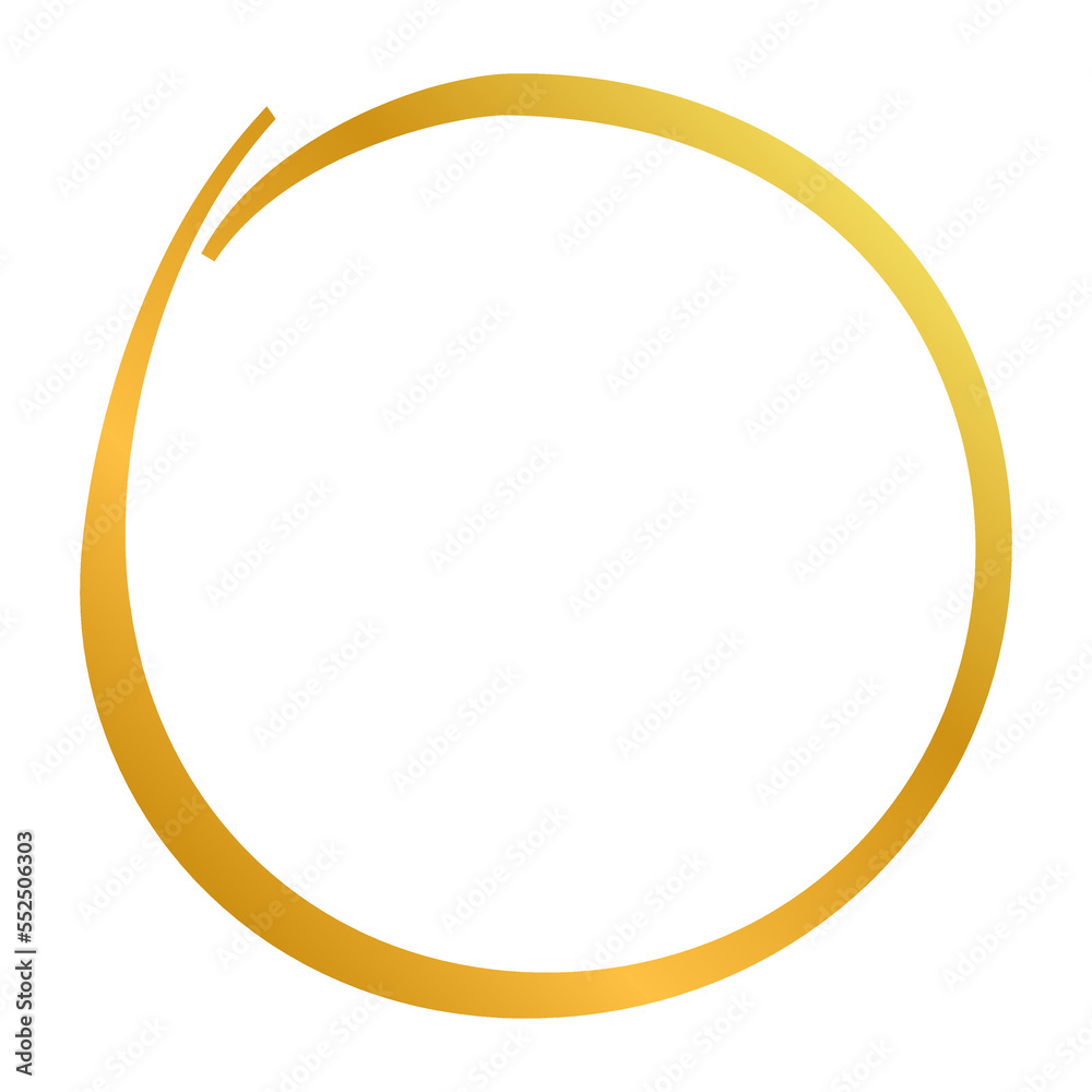 simple vector hand draw sketch gold, golden circle border simple vector hand draw sketch gold, golden circle border