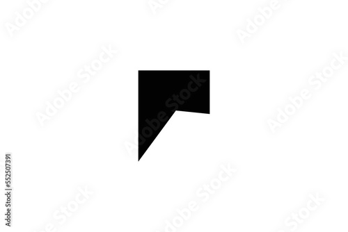 Creative Letter P Chat Logo Design Template