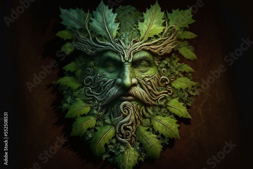 The Green Man, generative art