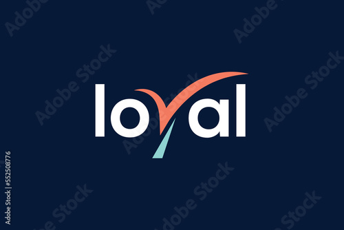 Letter Loyal Logo Design Template