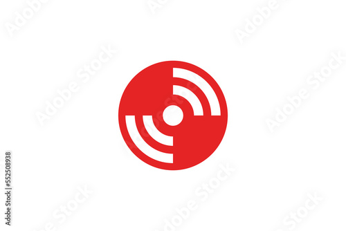 Letter O Network Logo Design Template