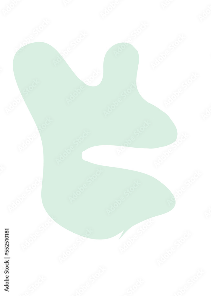 Pastel Abstract Shapes Blob Graphic Pastel Abstract Shapes Blob Graphic