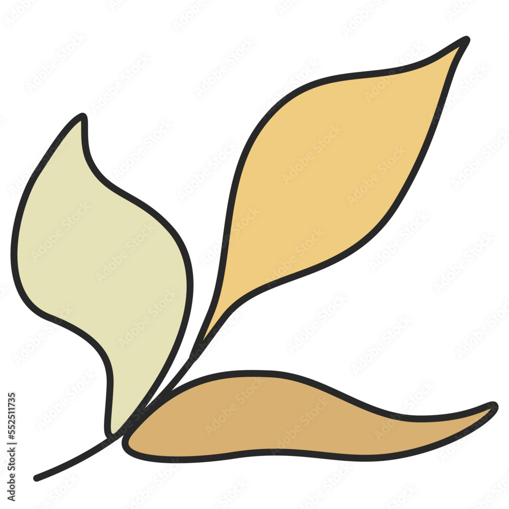 hand drawn shapes and floral design elements. Exotic jungle leaves. Abstract contemporary modern trendy illustrations element icon hand drawn shapes and floral design elements. Exotic jungle leaves. Abstract contemporary modern trendy illustrations element icon