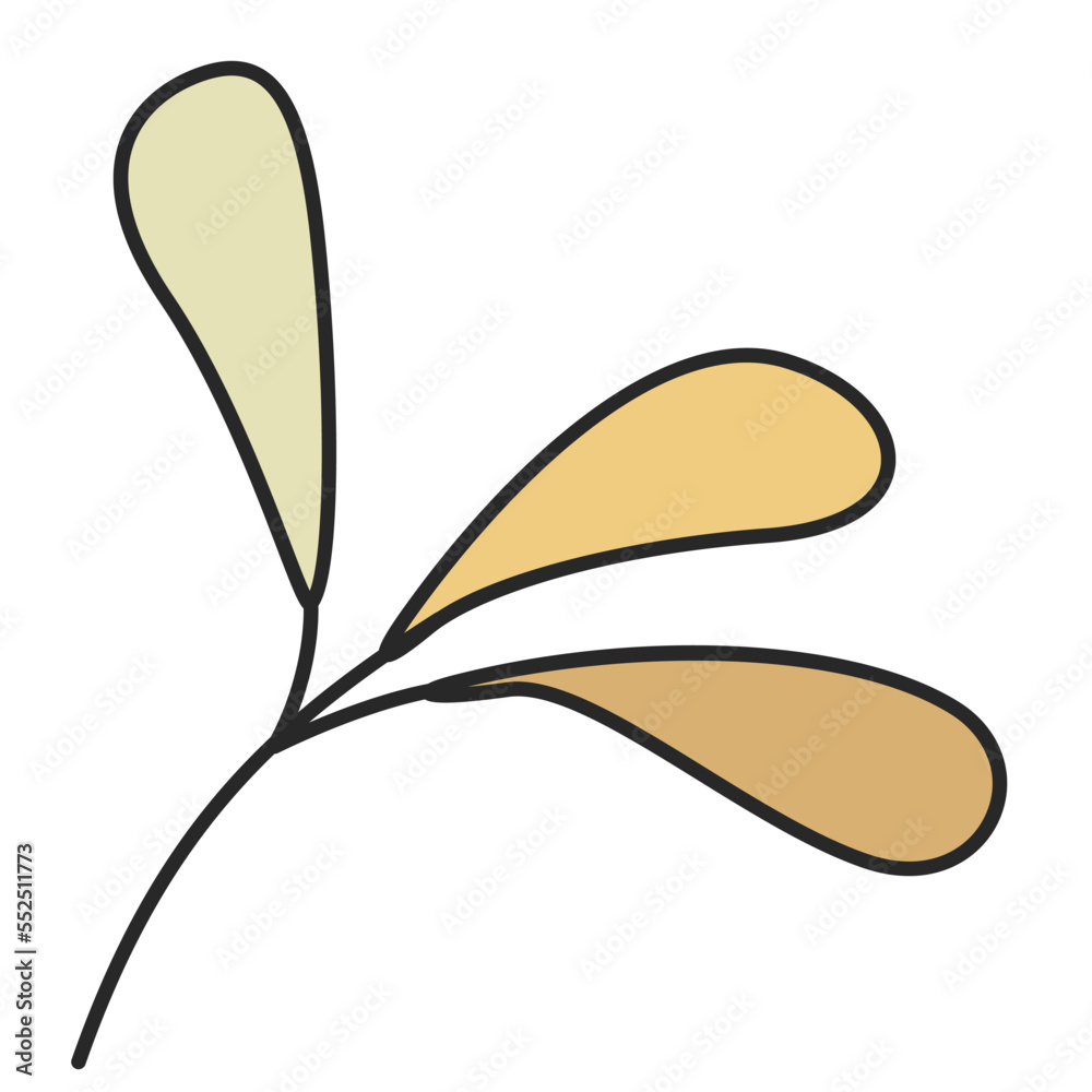 hand drawn shapes and floral design elements. Exotic jungle leaves. Abstract contemporary modern trendy illustrations element icon hand drawn shapes and floral design elements. Exotic jungle leaves. Abstract contemporary modern trendy illustrations element icon