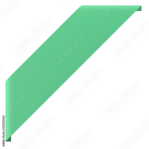 Free Download Corner tag. Corner label. 3D illustration. - GFXLoad