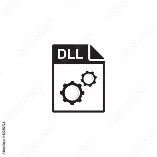 dll file icon , document icon