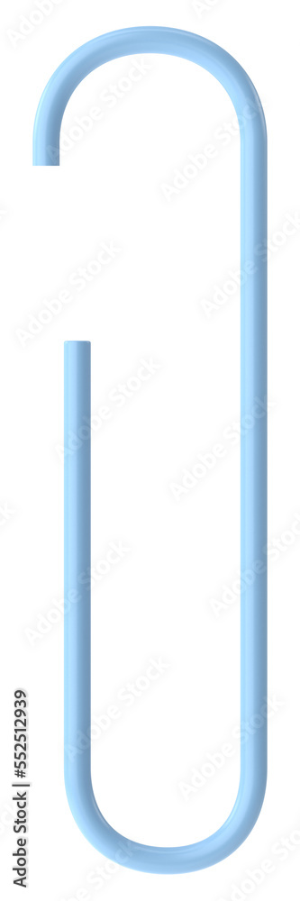 Paper clip. 3D paperclip. 3D illustration. Paper clip. 3D paperclip. 3D illustration.