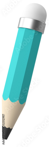 Free Download 3D pencil. 3D illustration. - GFXLoad