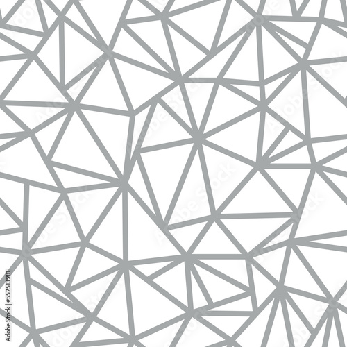 Seamless pattern with geometric grid of triangles. Abstract modern flat vector background.