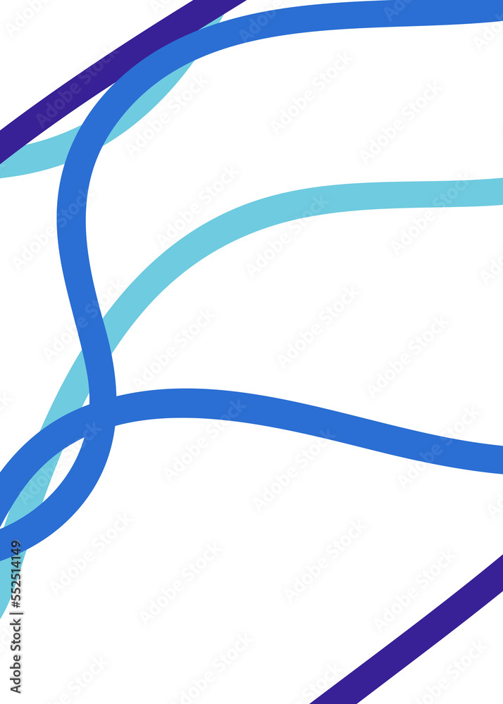 Naklejka premium Blue Lines Abstract Background 