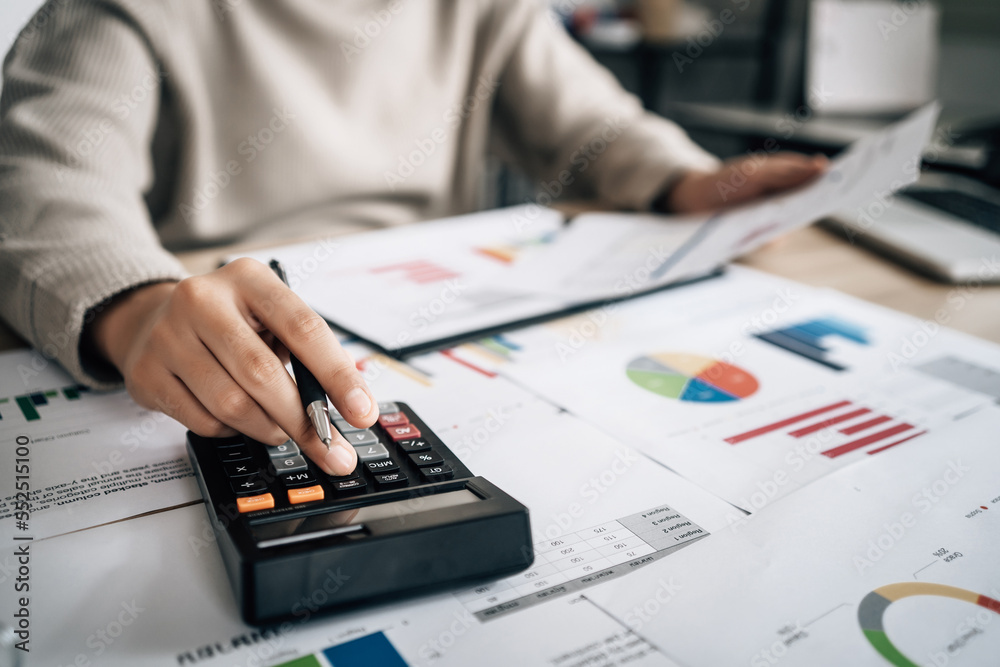 INFLATION graph with calculator in idea for FED consider interest rate hike, economics and inflation control, US dollar inflation INFLATION graph with calculator in idea for FED consider interest rate hike, economics and inflation control, US dollar inflation